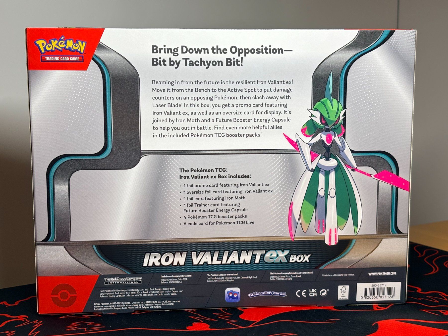 Pokémon Carte collezionabili: Pokémon Iron Valiant ex Box – Nuovo e nell'imballaggio originale da Olten venduto da p1xx3l 1