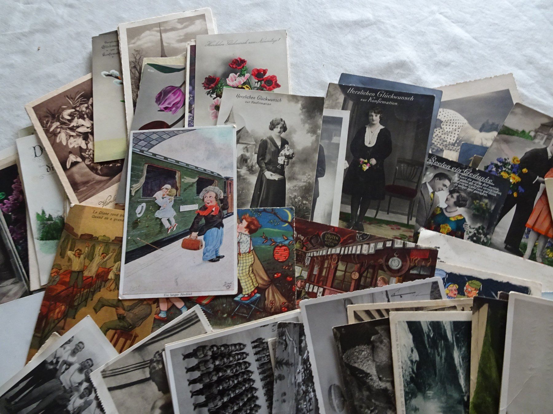 Cartoline postali: alte Postkarten Räumungsposten – Usato da Siebnen venduto da niki61 2