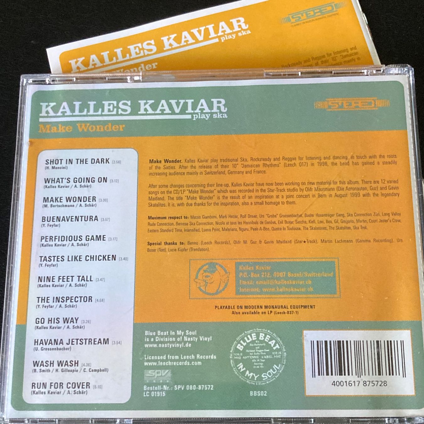 CD: Kalles Kaviar - Make Wonder | Ska, Basel – Usato da Bern venduto da Ntsamina 1