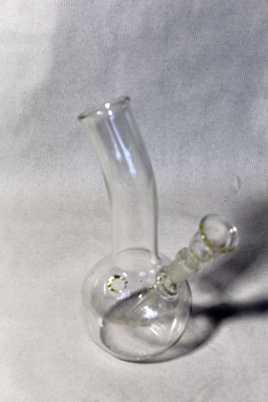 Narghilé: Klassisches -  Vintage MINI - BONG, klein, glas 20 cm. – Usato da Bern venduto da Vitaneuf