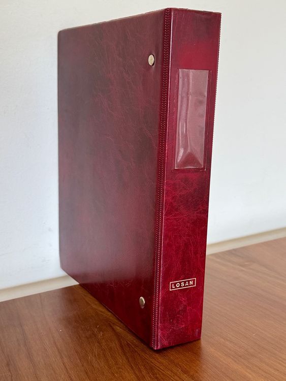 Album à Lettres KOBRA Nr. G3 Bleu – Avec 50 Pochettes Transparentes Sans PVC | Pour Collection De Lettres Jusqu'à 190x120 Mm