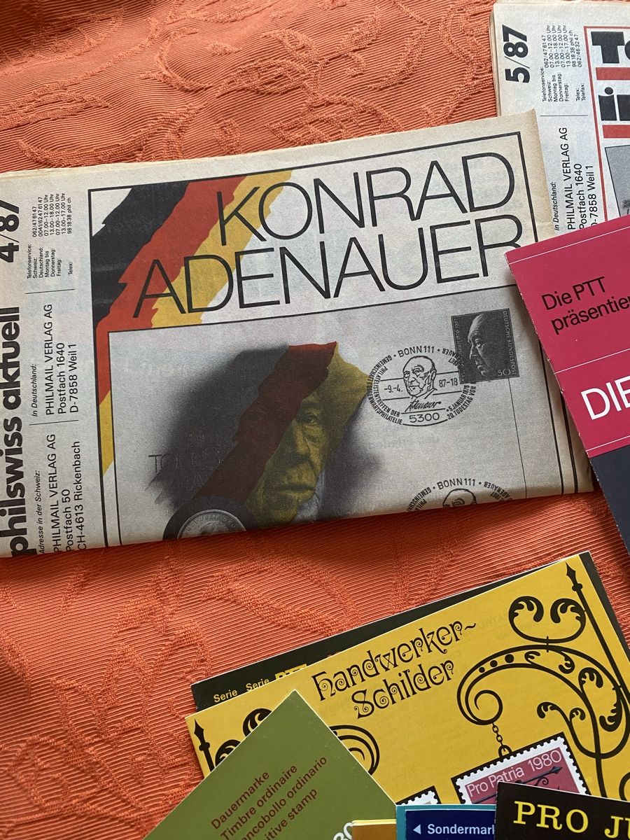 Revues & Magazines: Briefmarken-Hefte/ Zeitungen etc. 1974-1990 – D'occasion à Utzigen par Lasagne99 6