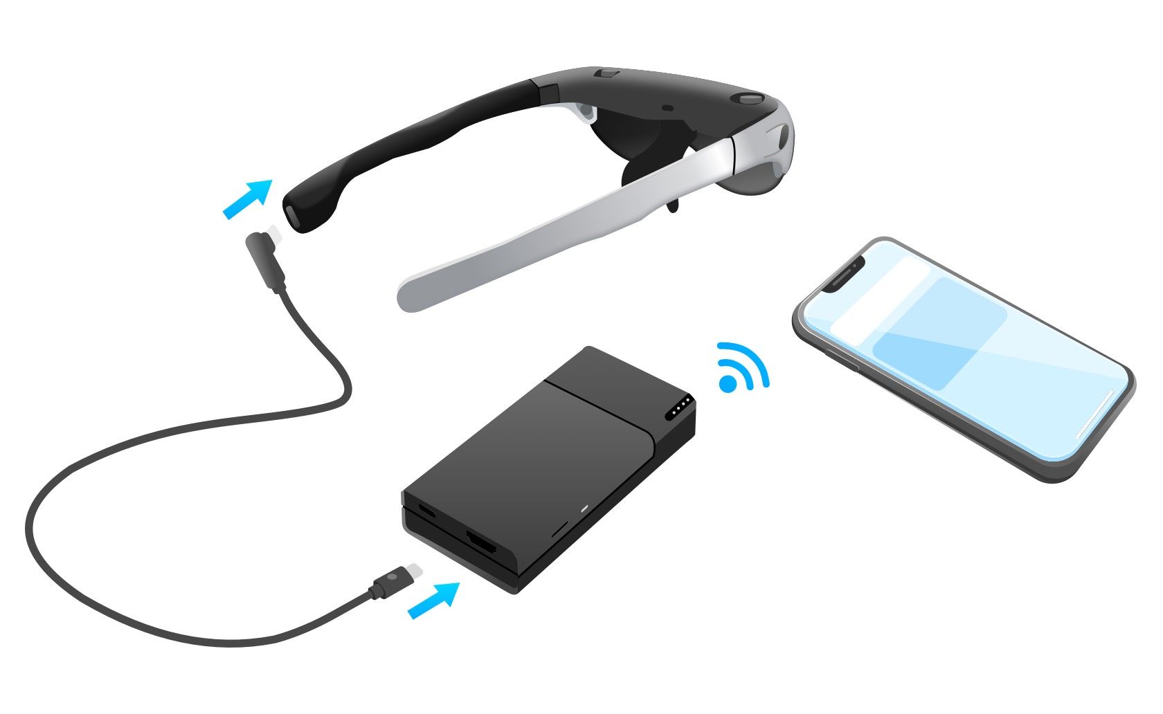 Unità & Adattatore: WiFi-Adapter Cast und Powerbank Base, Display Port – Nuovo e nell'imballaggio originale da Dietlikon venduto da Salesmax