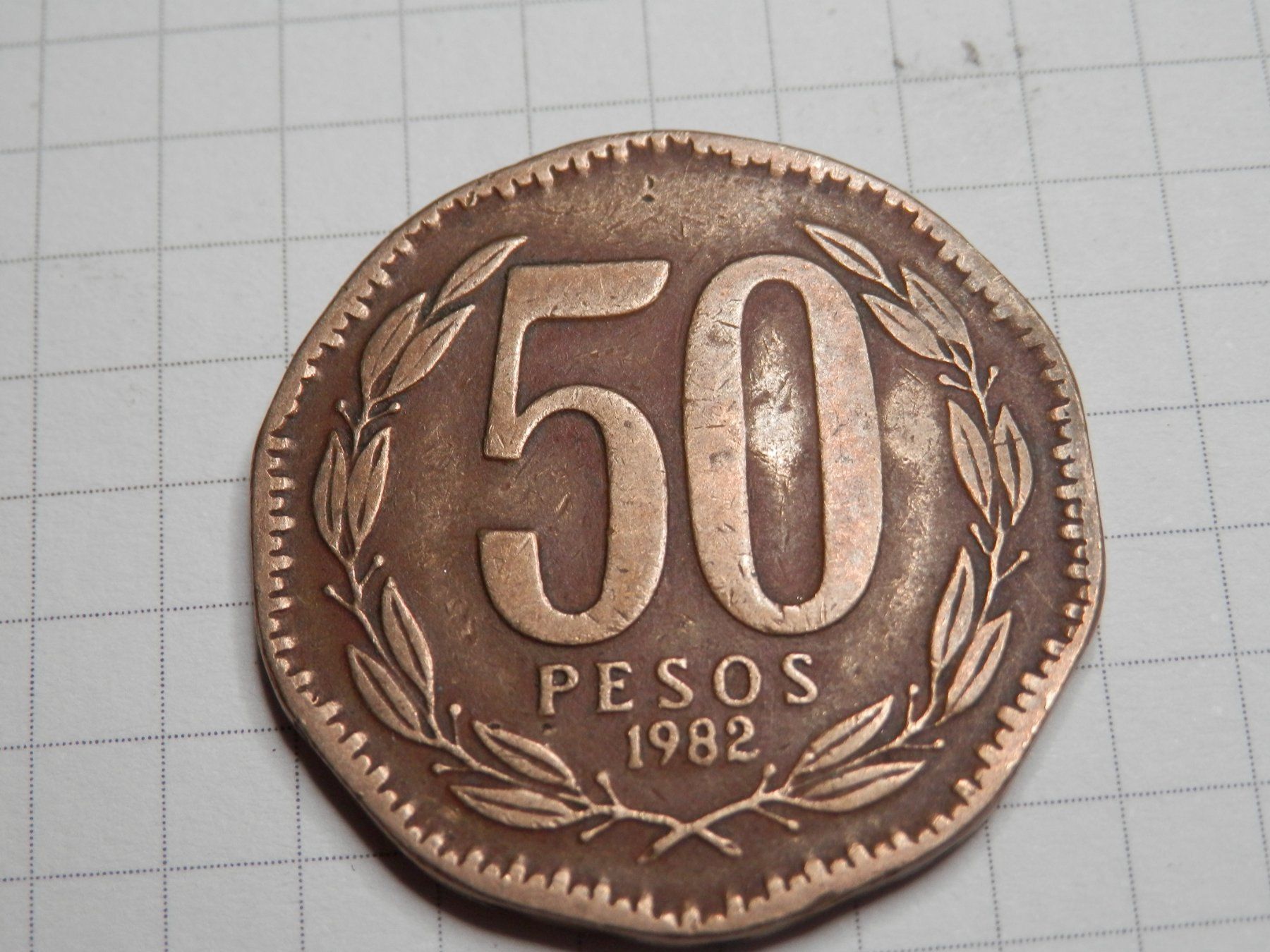 Tutti le monete: Chile 50 Pesos, 1982 – Usato da Weiach venduto da weiach81 1