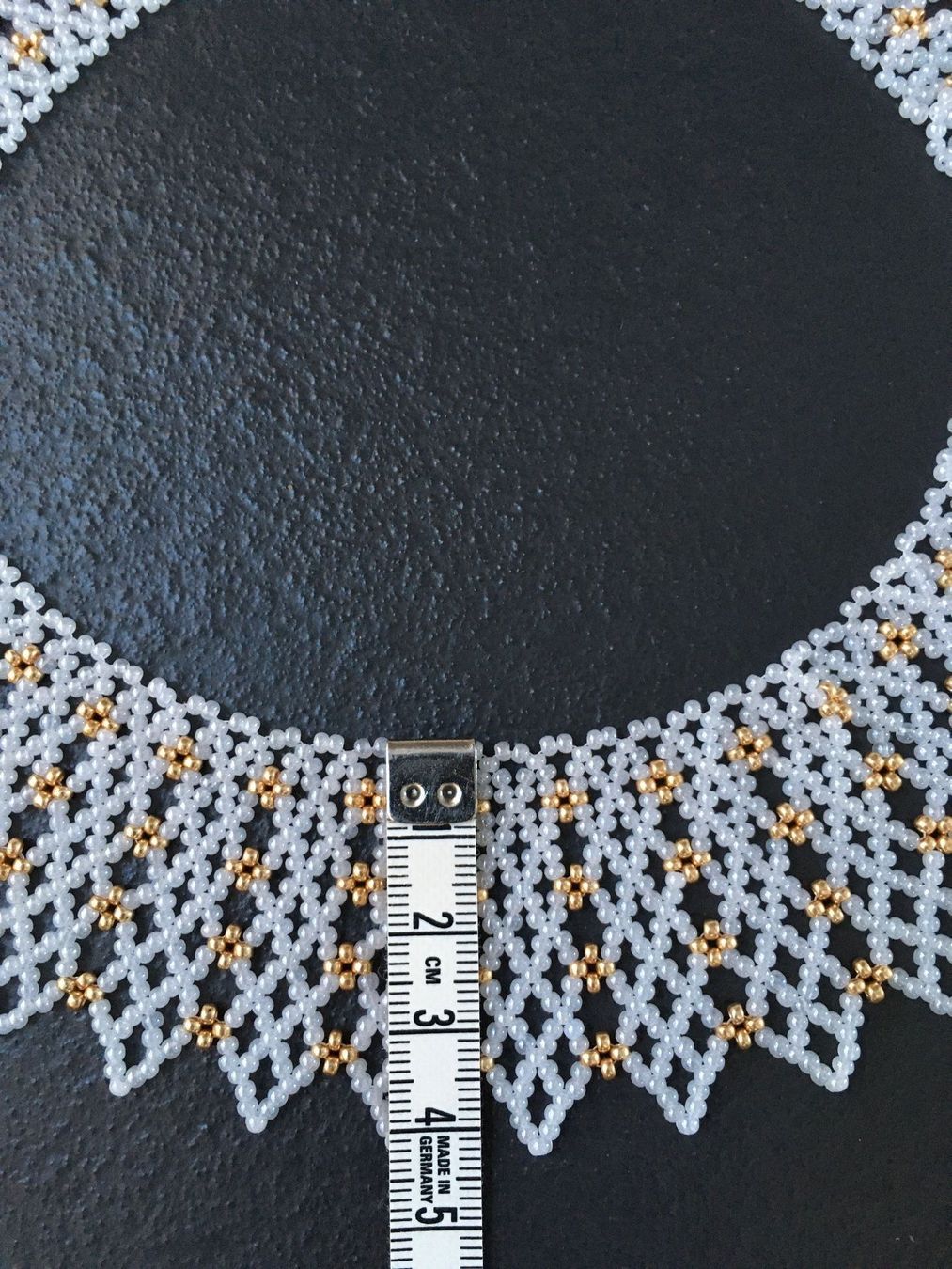 Catenine: Kette Kragen Perlen Handarbeit NEU – Nuovo e nell'imballaggio originale da Zollikofen venduto da spunk65 7