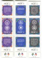 Briefmarken "Verfassung". Palau