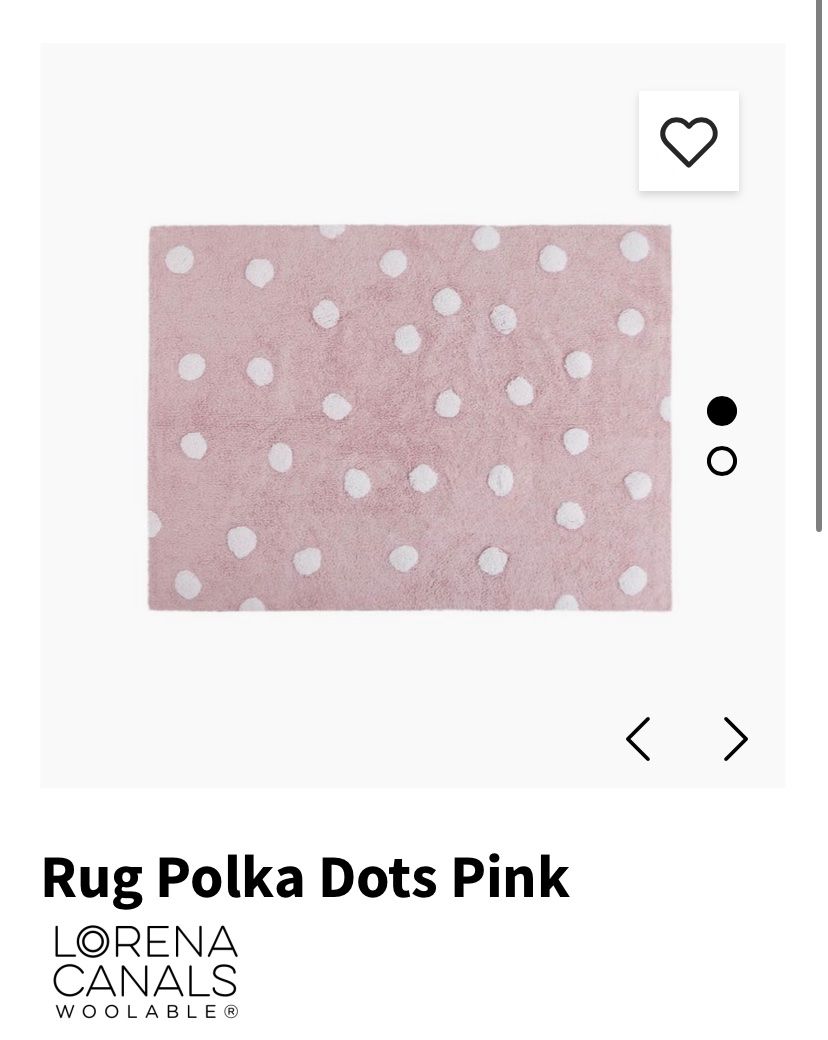 Pfister Tappeti: Kinderteppich rosa von Lorena Canals Pfister – Usato da Killwangen venduto da Fefy