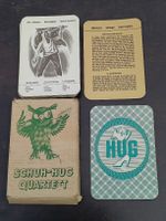Altes Werbe Quartett / Schuh Hug Quartett ca. 1950