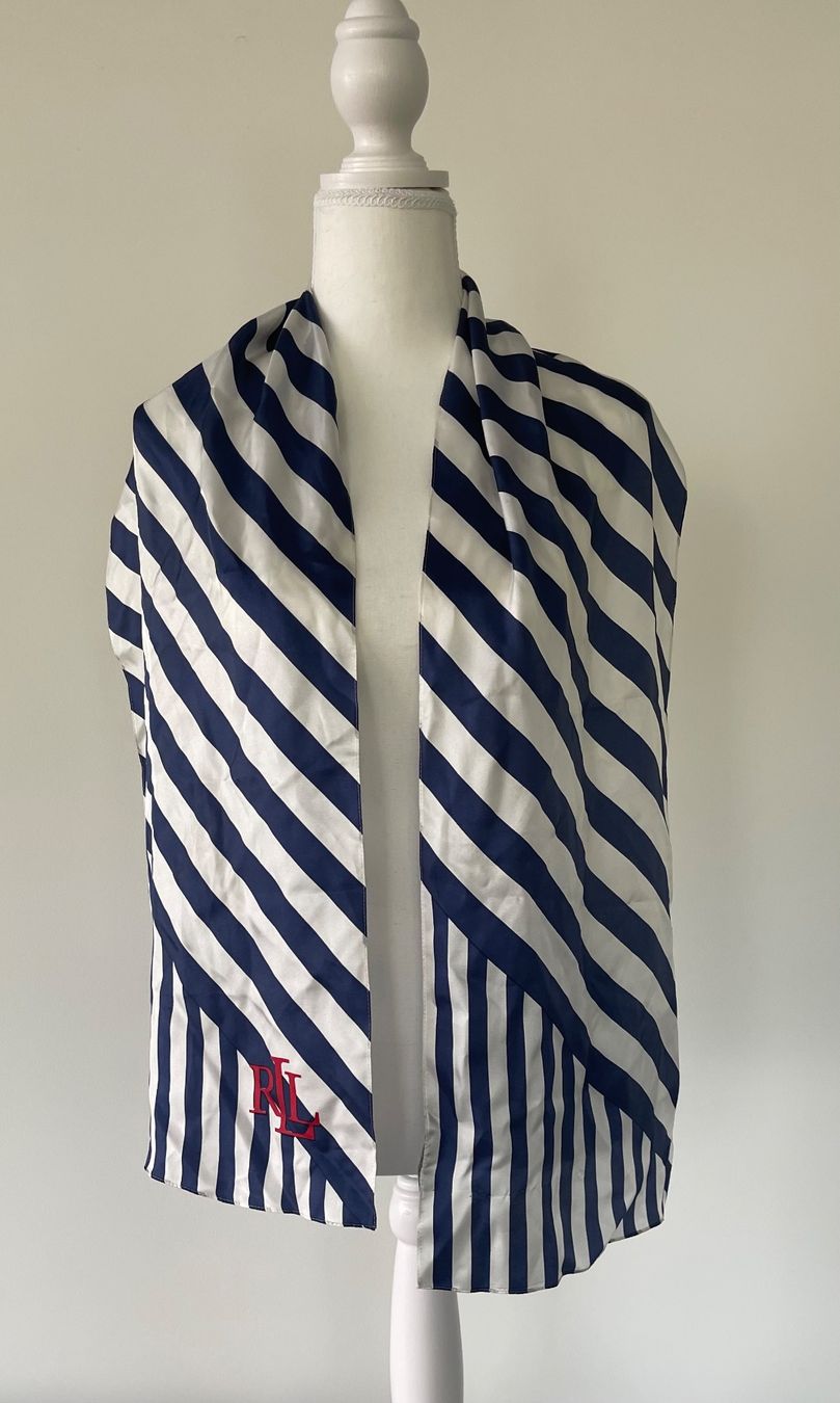 Ralph Lauren Foulards, Tücher & Schals: Trend Cool Ralph Lauren Seidenschal, gestreift – Gebraucht aus Weiningen ZH von san_7hsm 1