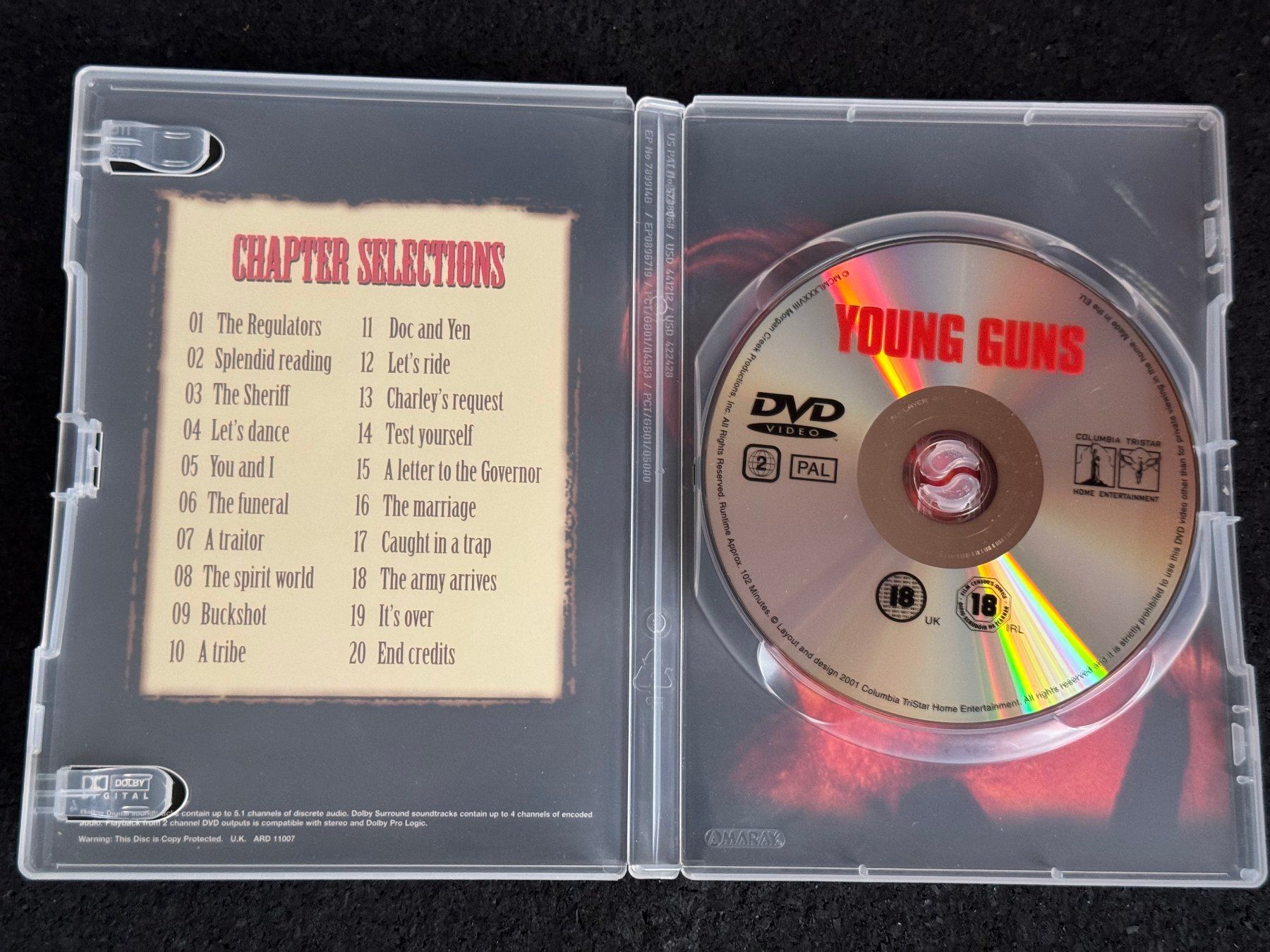 Tutti i DVDs: Young Guns DVD EN – Usato da Fribourg venduto da tschjoly 4