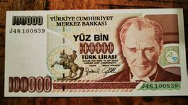 Türkei - 100 000 Lira 1970