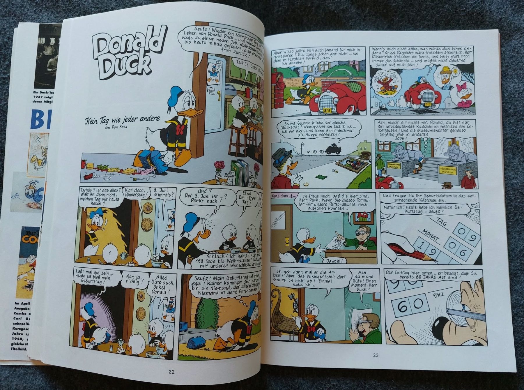 Fumetti: Comic Buch: 60 Jahre Donald Duck – Usato da Urtenen-Schönbühl venduto da Kahru 5