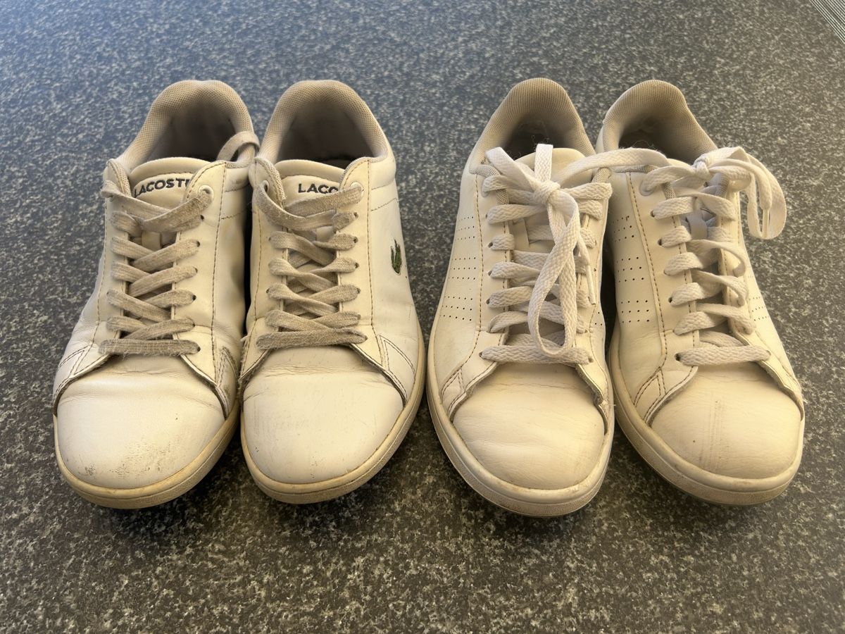Damenschuhe: 2 Sneaker Paare Weiss Grösse 37-38 – Gebraucht aus Thal von Roag111