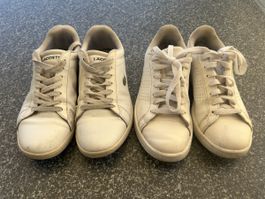 2 Sneaker Paare Weiss Grösse 37-38
