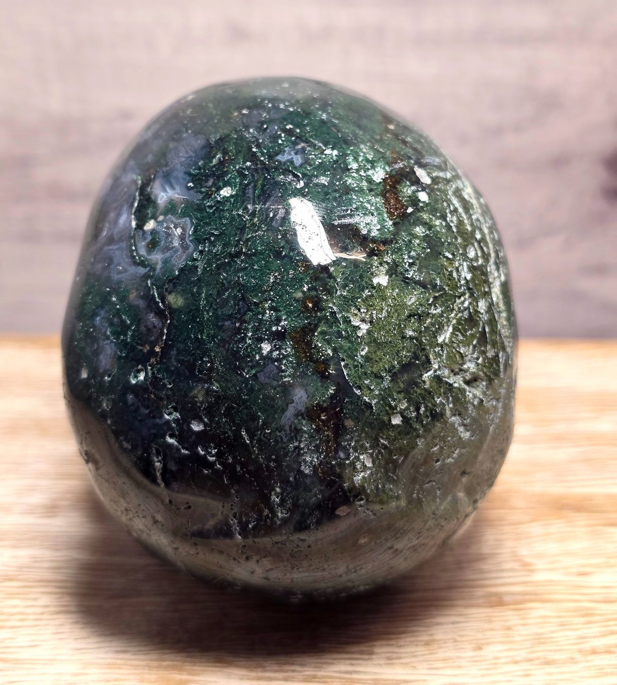 Minerali & Pietre curative: Moosachat Schädel 782g – Nuovo e nell'imballaggio originale da Matzingen venduto da Shay_Crystalz 2