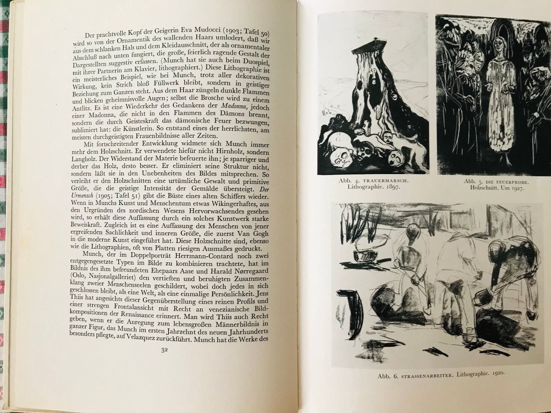 Libri: Edvard Munch von Otto Benesch, 1960 – Usato da Zollikerberg venduto da Dogon 4