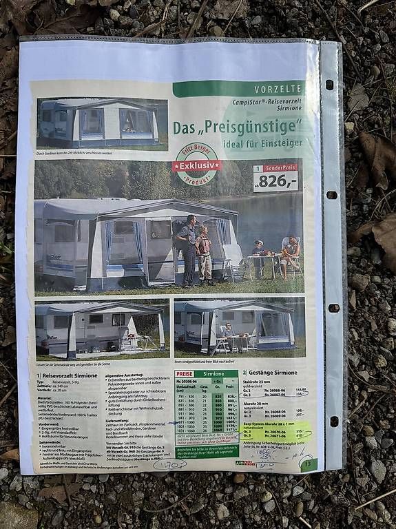 Verande & Tende da sole: Wohnwagen Vorzelt Uml 971 - 1000cm – Usato da St. Gallen venduto da babinos01 3