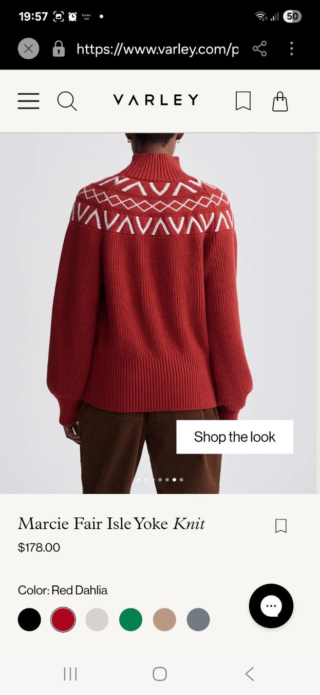 Maglioni & Felpe: Fair Isle Knit Strickpullover Rollkragen VARLEY – Nuovo (secondo la descrizione) da Bern venduto da dia_yv66 7