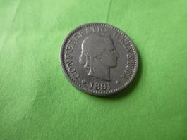 Schweiz 1891, 5 Rappen