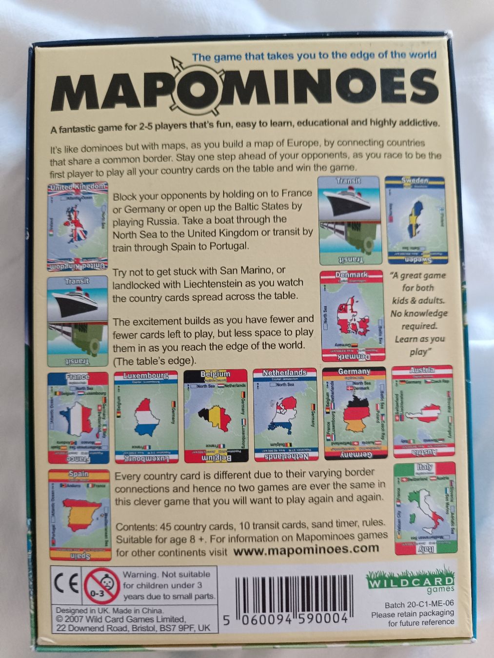 Giochi: Mapominoes (EN) – Usato da Allschwil venduto da kir_7mf5 1