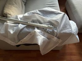 Spirella Duschstange 75-125 cm + Vorhang