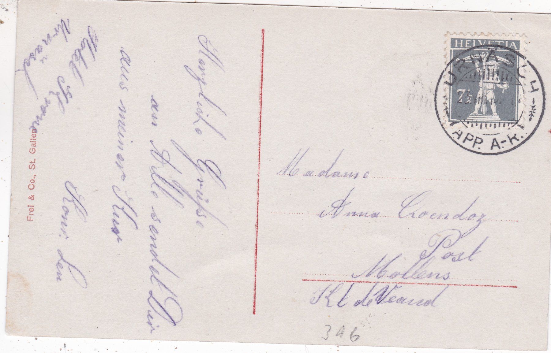Cartes postales: Urnäsch – D'occasion à Herisau par Lisegrat2008 1