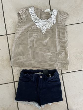 Süsses H&M Sommer Set Gr.122+128