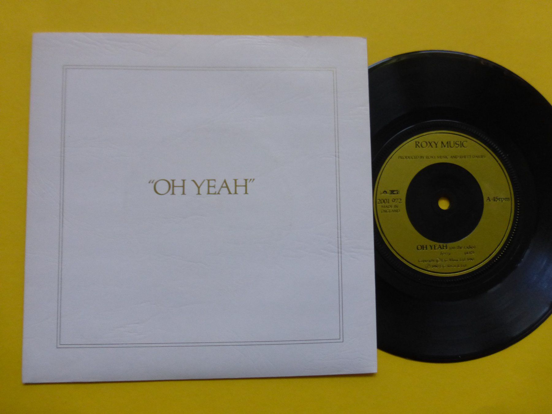 Dischi in vinile: Roxy Music – Oh Yeah – Usato da Zürich venduto da Swiss57