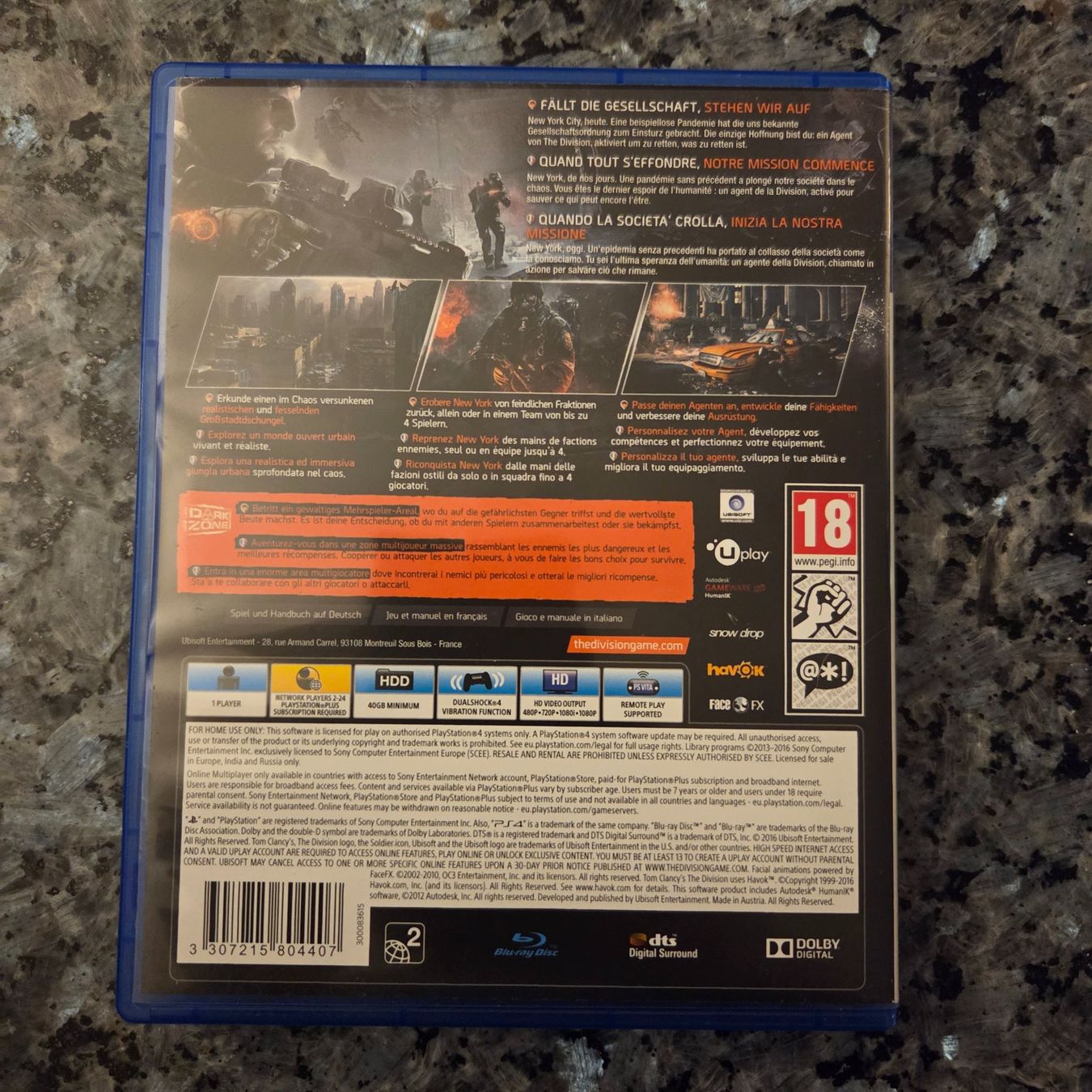 Sony Spiele: Tom Clancy's The Division - PS4 – Gebraucht aus Vernayaz von Lecoffreromand 1