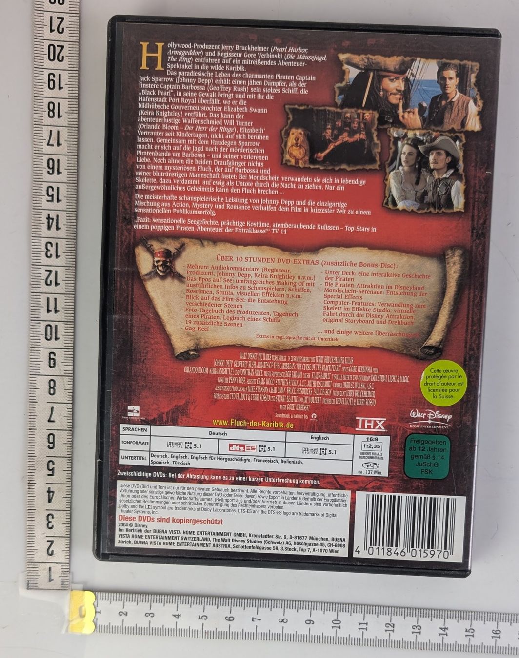 Tutti i DVDs: Fluch der Karibik DVD – Special Edition – Usato da Zürich venduto da axolottchen 1