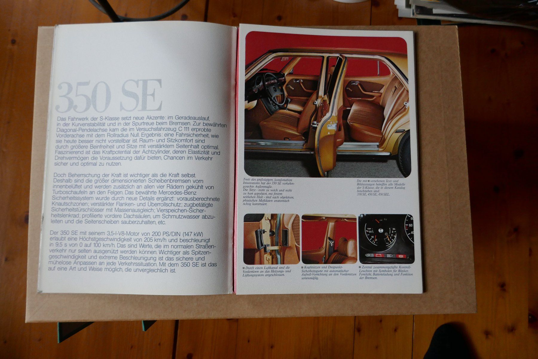 Mercedes-Benz Documents: 350SE - 450SEL Originalprospekt – D'occasion à Madiswil par ML911 3