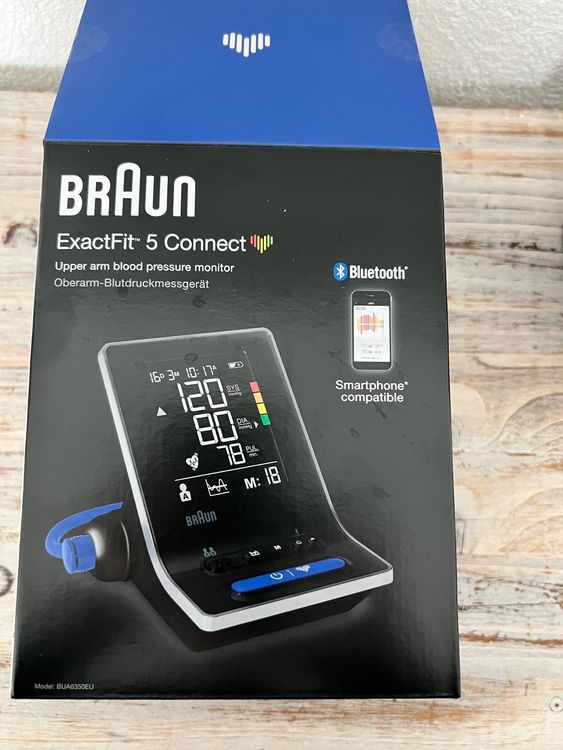 Braun ExactFit 5 Connect Upper Arm Blood Pressure Monitor BUA6350