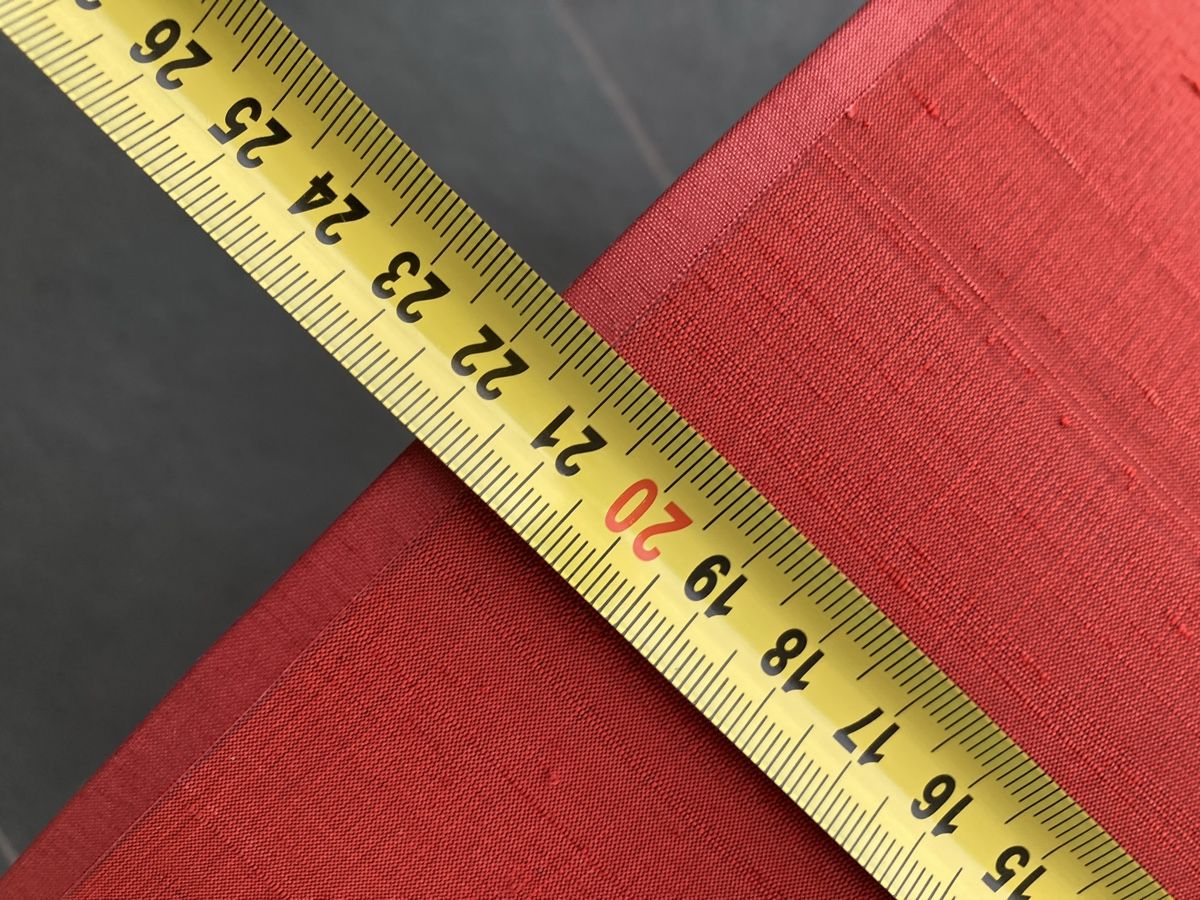 Lampenschirme: Lampenschirm Rohseide Bordeauxrot, D 35cm – Gebraucht aus Zürich von kostbares 6