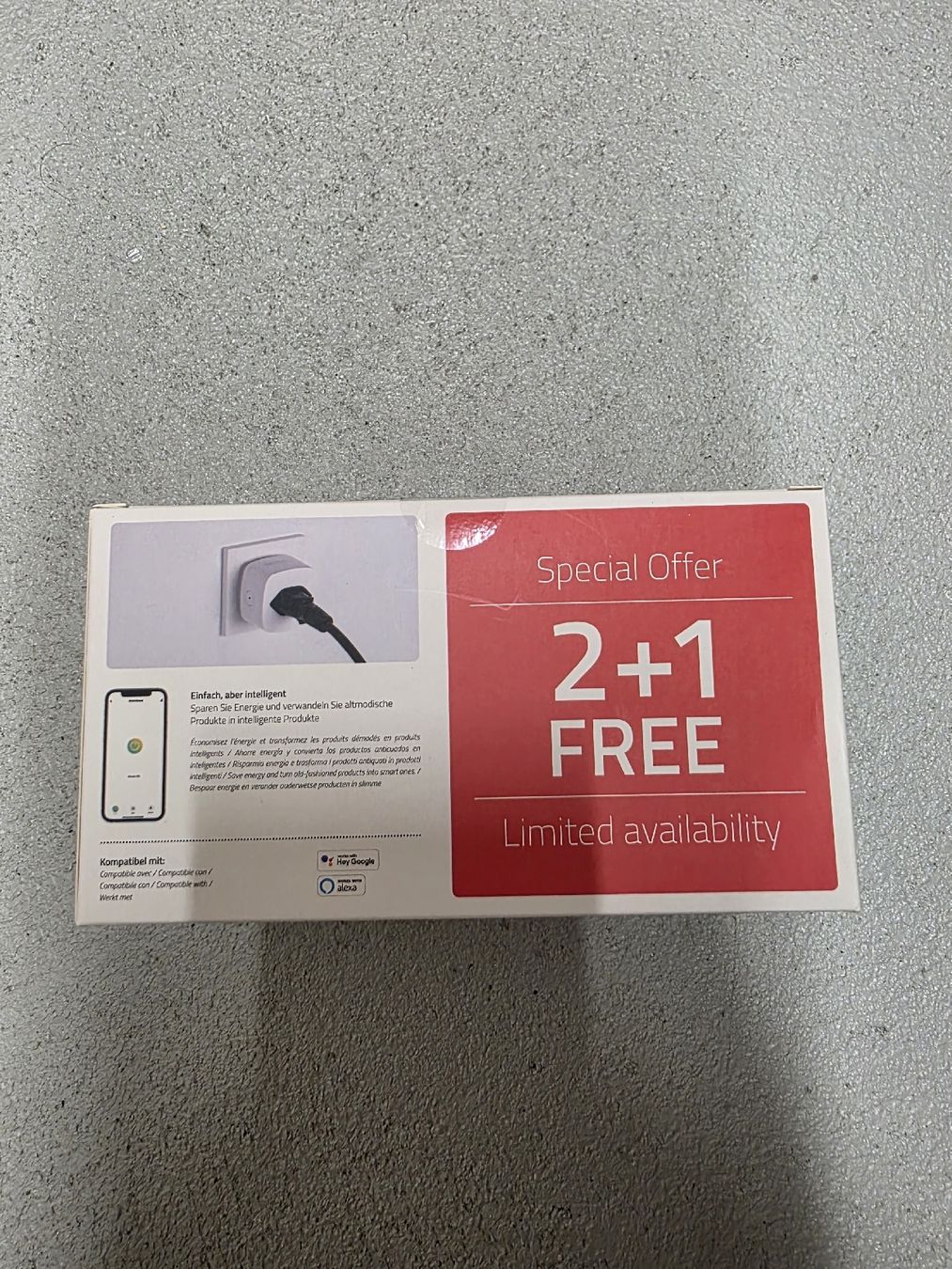 Fiches d'alim.: Hombli Smart Socket Typ 13 neu originalverpackt 3 Stk – Neuf avec emballage d'origine à Triengen par JozefT 2