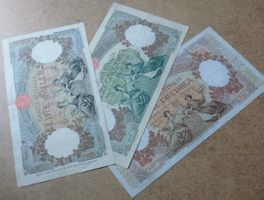 Lot von 3 Banknoten aus Italien