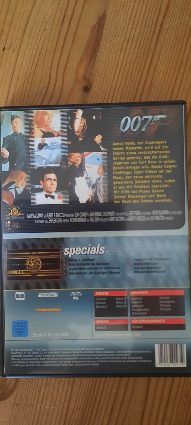 Tutti i DVDs: James Bond 007 Goldfinger DVD Special Edition – Usato da Konolfingen venduto da the_5fqm 1