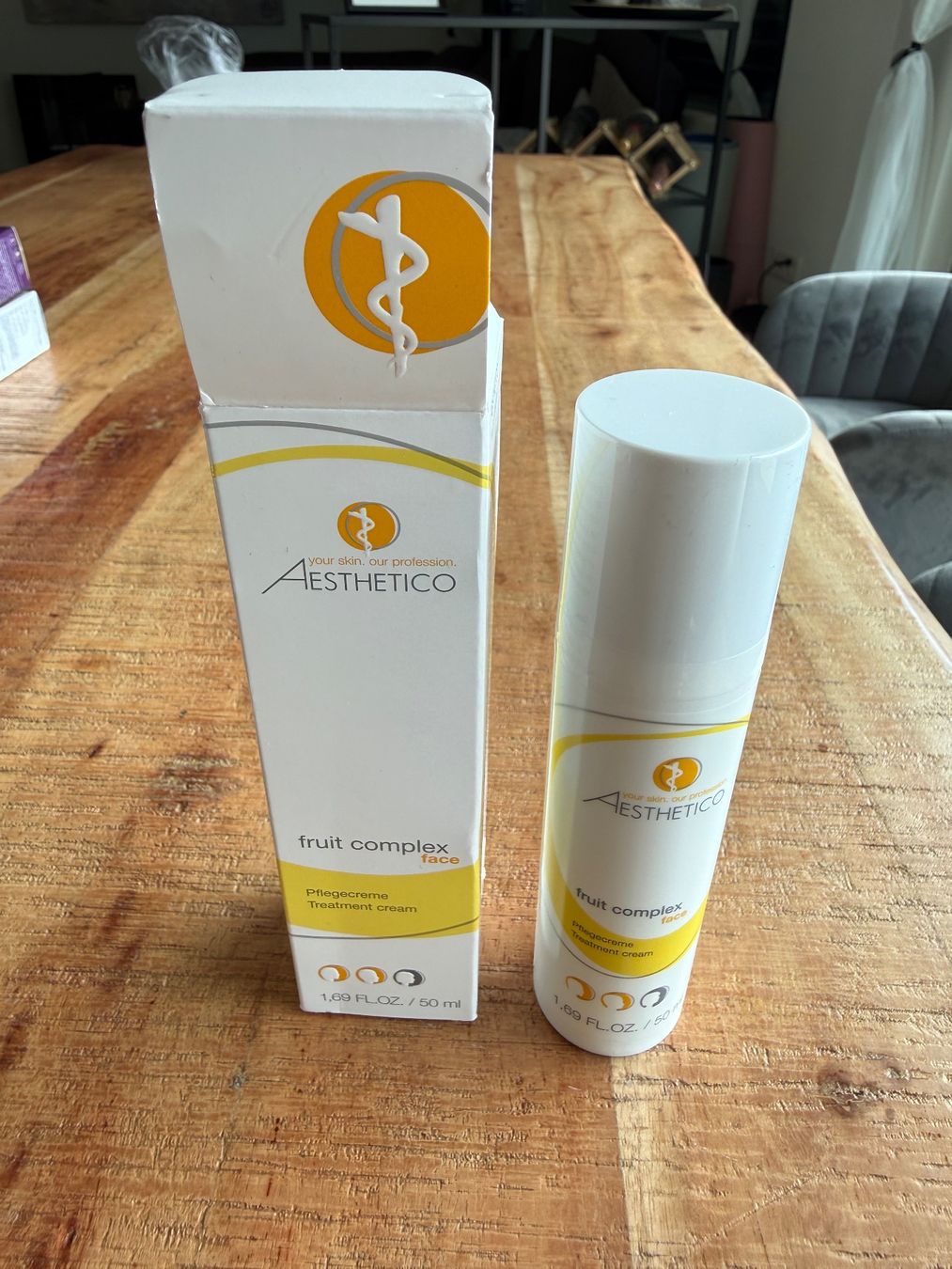 Gesichtspflege: Aesthetico Fruit complex, 50ml – Neu und originalverpackt aus Rain von Trusso