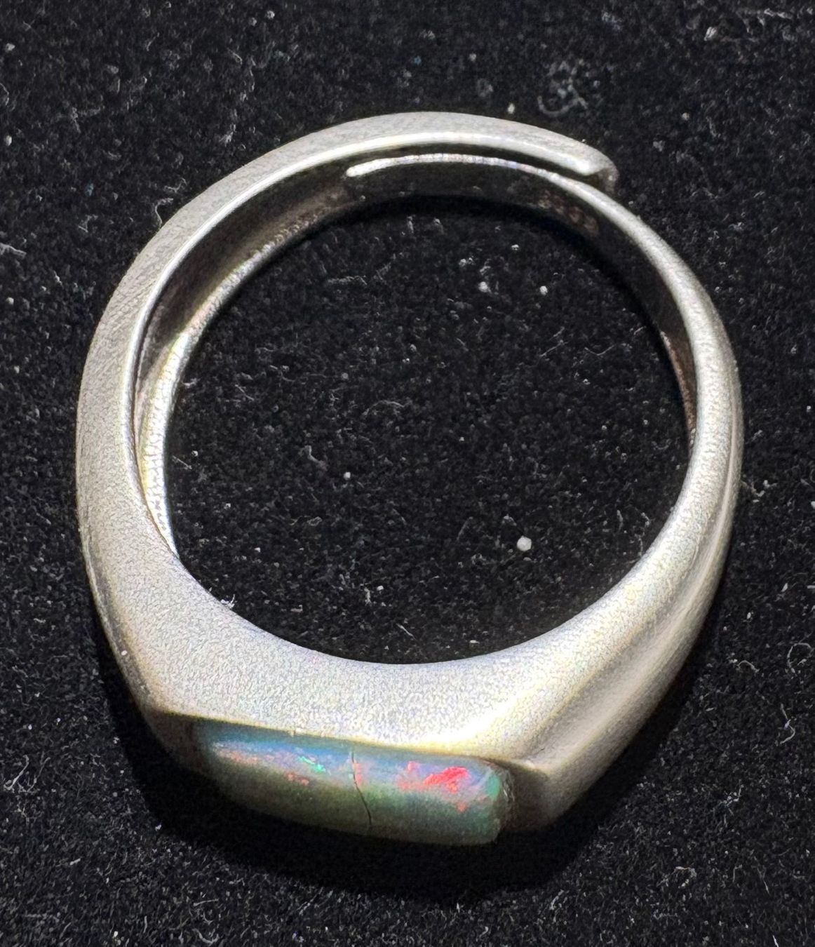 Anelli: Ring Australischer Crystal-Opal+Silber, variable Grösse – Nuovo (secondo la descrizione) da Wilen b. Wil venduto da Tschirio 6