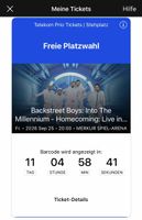 Backstreet Boys Ticket Stehplatz 25.09.2026 neu