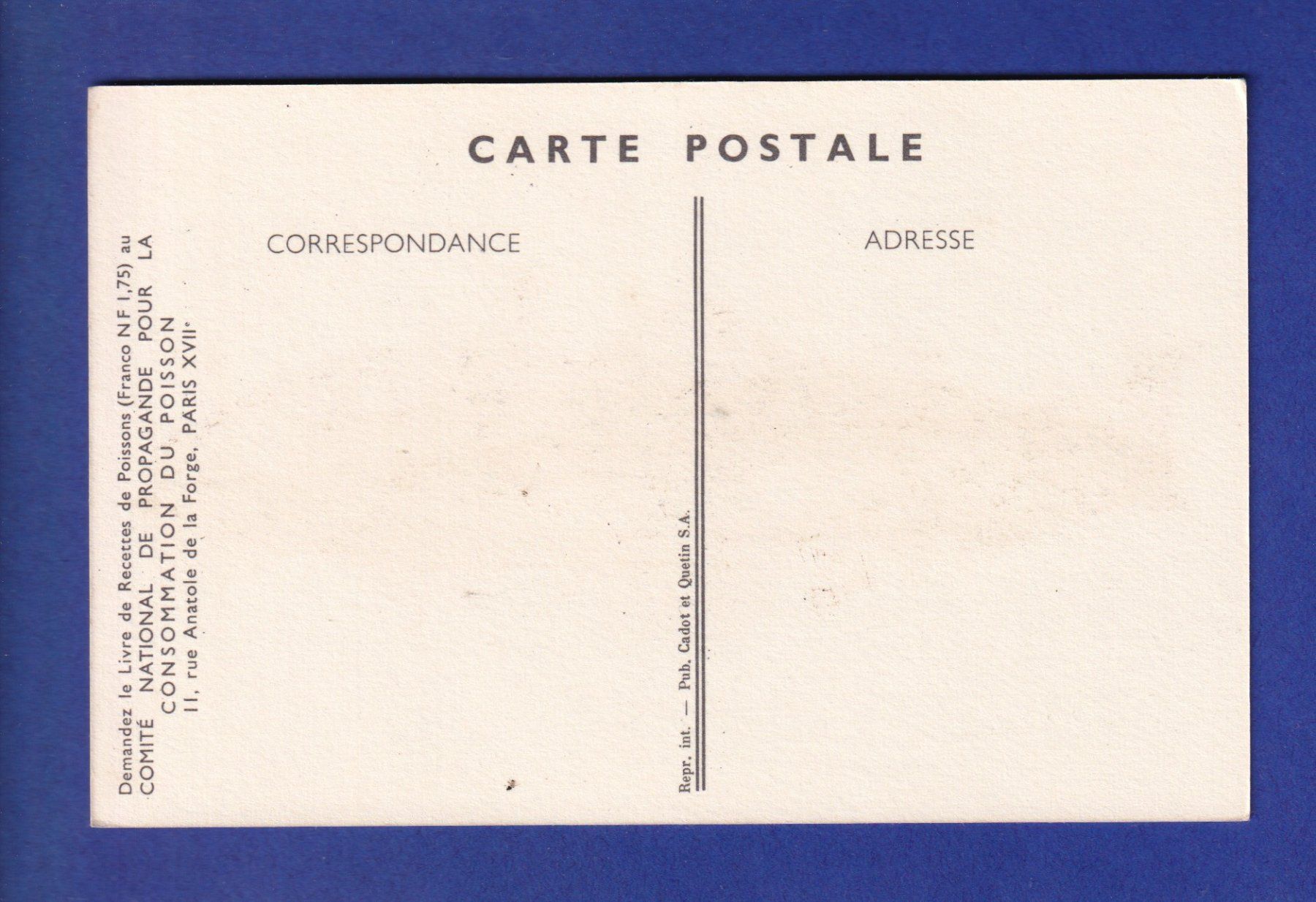 Cartoline postali: Poisson - EGLEFIN dit Haddock – Usato da Pully venduto da nicecards-shop 1
