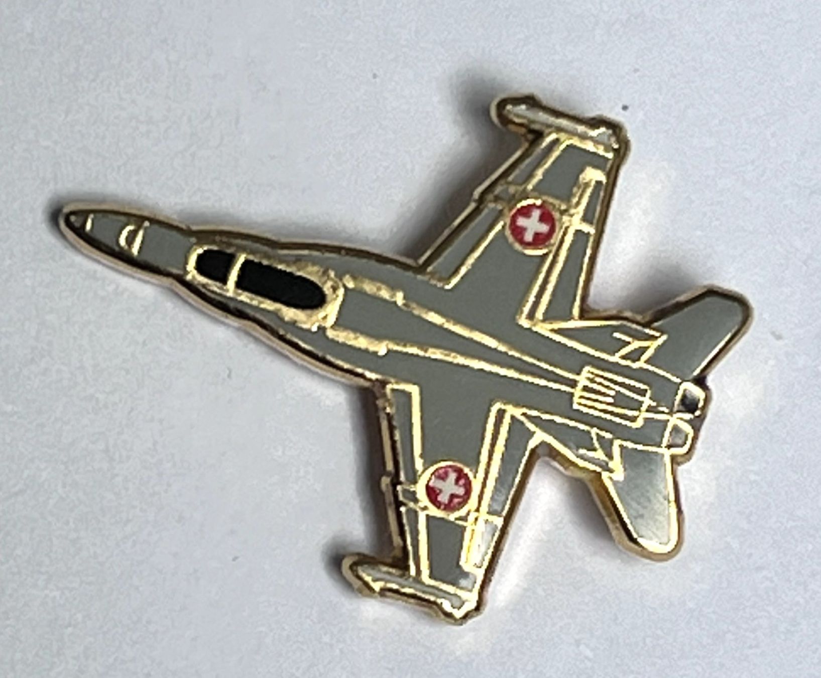 Schweizer Armee Placchette & Badge: Pin Schweizer Armee Luftwaffe – Usato da Kriens venduto da TSCH1