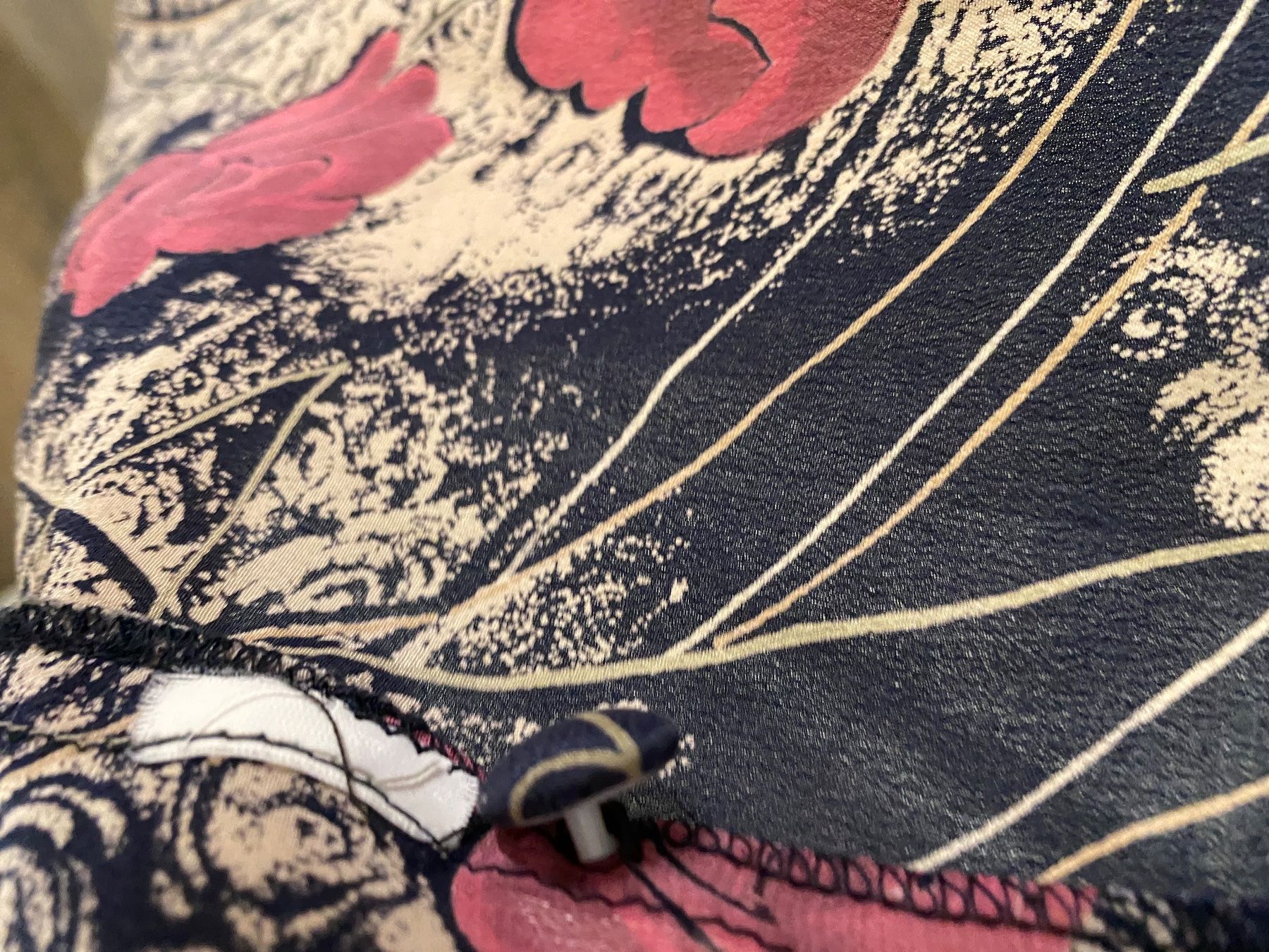 Camicette: Bluse mit Rosen beige blau Gr. 42 / 44 – Usato da Pratteln venduto da a23_j2gs 9