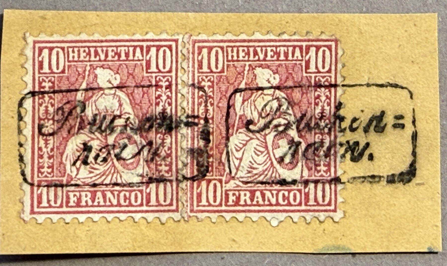 Tutti i francobolli: 38 Selterner Stempel Buchenrain LU – Usato da Steinhausen venduto da yukon26