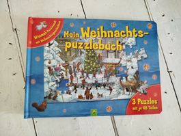 Mein Weihnachtspuzzlebuch 3 Puzzles mit je 48 Teilen