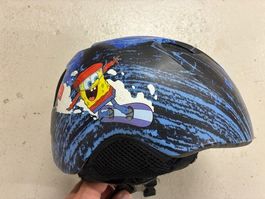 🧽 Giro Spongebob Kinder-Skihelm – Größe 49–54 (Gebraucht)