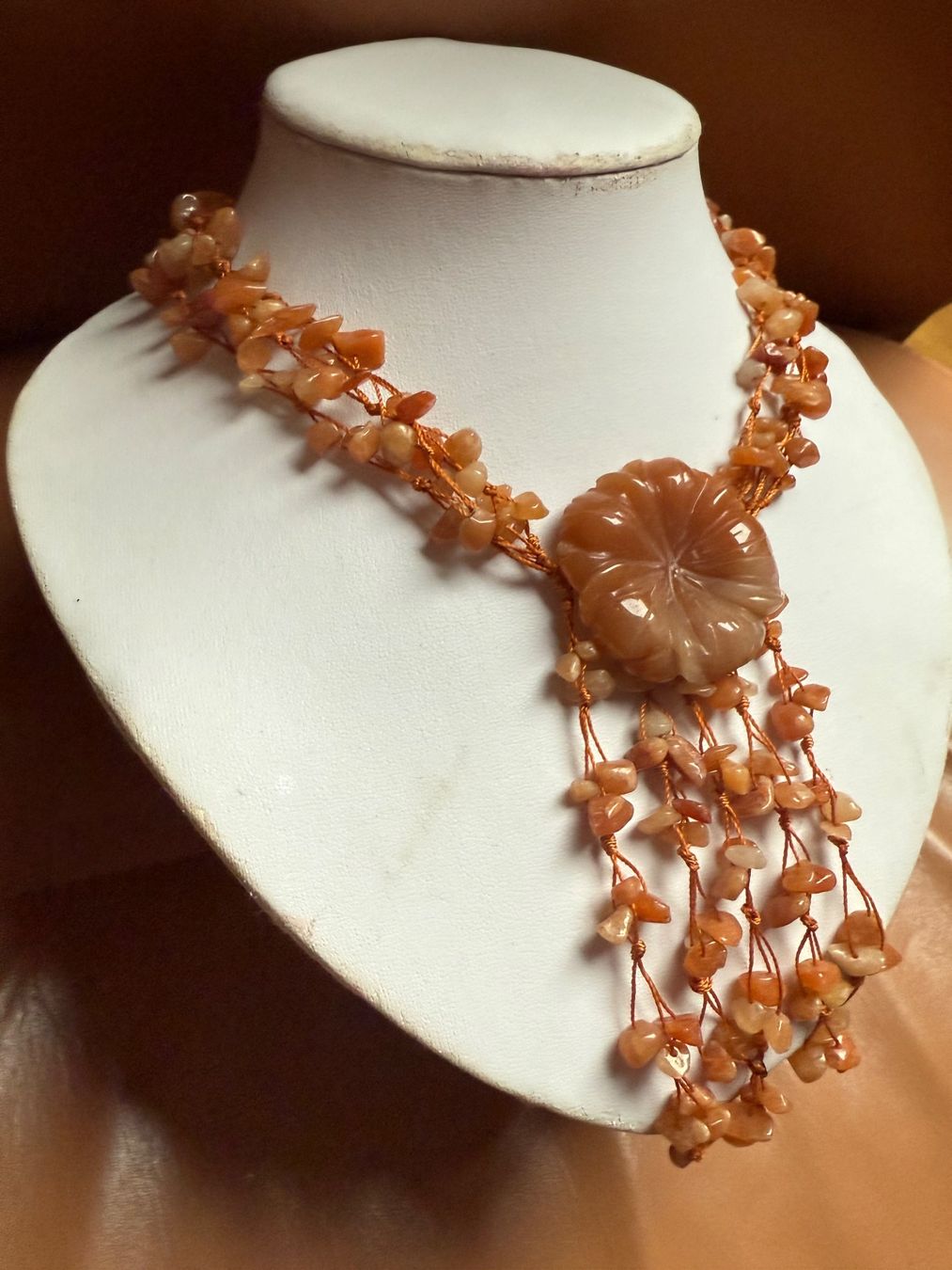 Catenine: Oranger Aventurin Kette NEU – Nuovo e nell'imballaggio originale da Basel venduto da Chili007 1