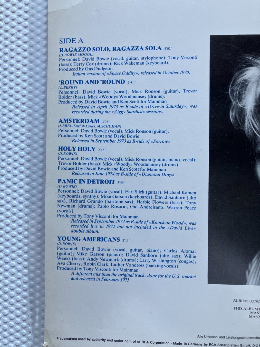Vinyles: David Bowie – D'occasion à Aarwangen par Jukebox3 3