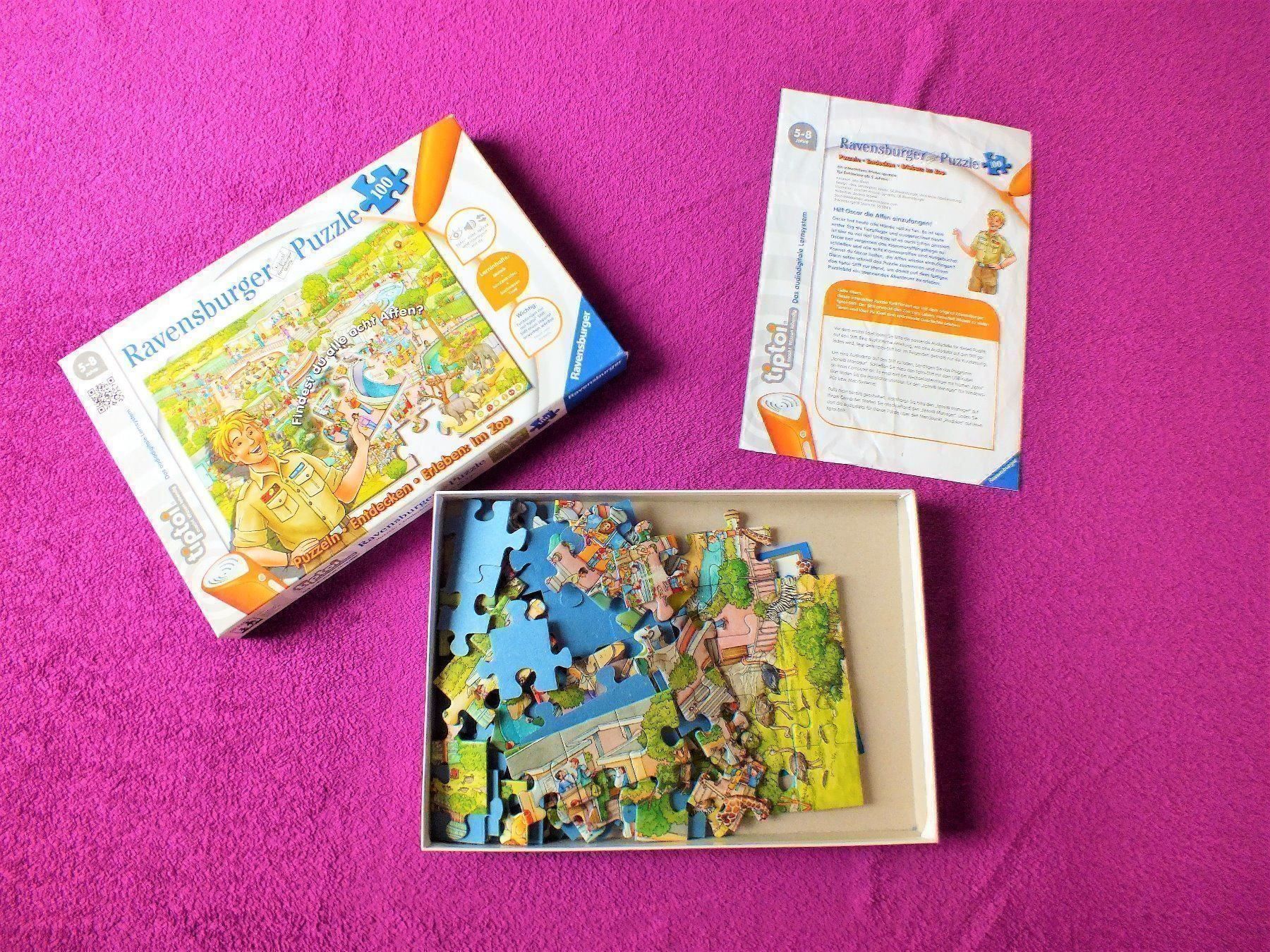 Tiptoi Puzzles: tiptoi Puzzle - Im Zoo – Gebraucht aus Müllheim Dorf von Seeeule01 1