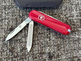 Kleines altes Sackmesser VICTORINOX „BP“ mit Etui TOP RAR