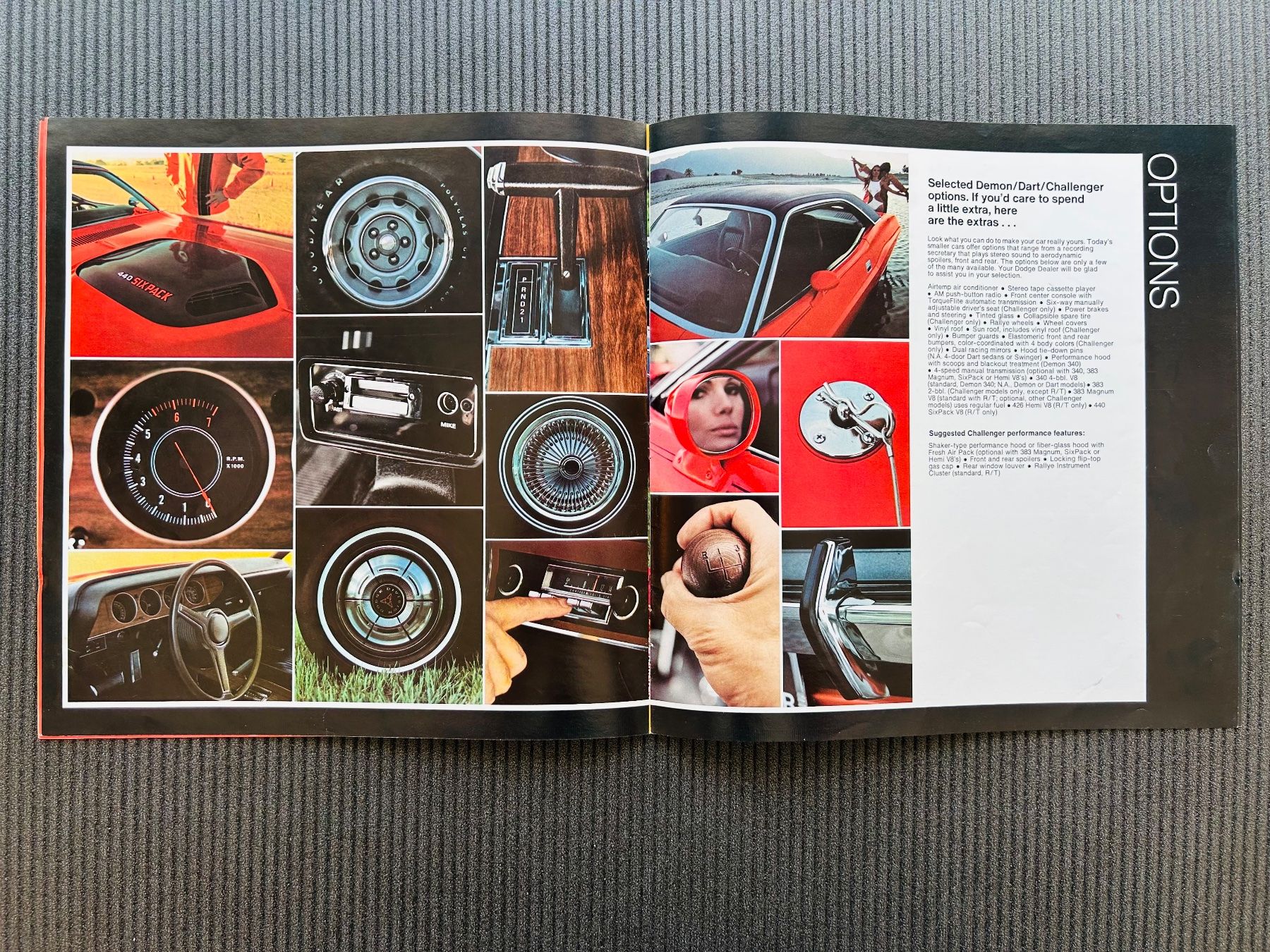 Dodge Documenti: Dodge Original Brochure 1971 Challenger Dart Demon – Usato da Herrliberg venduto da Nomad504 6